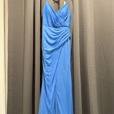 Azazie Adley Blue Jay Dress