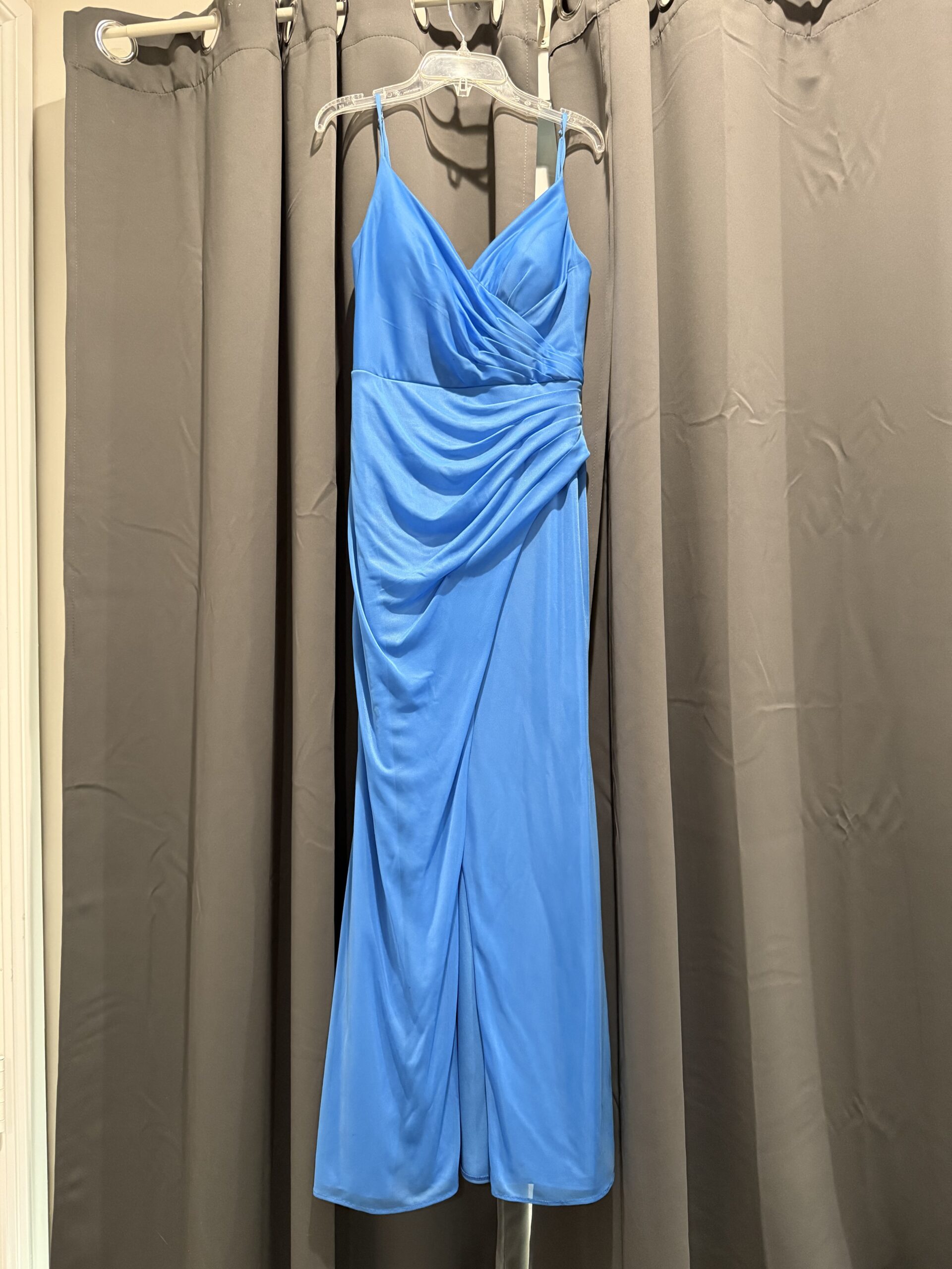 Azazie Adley Blue Jay Dress