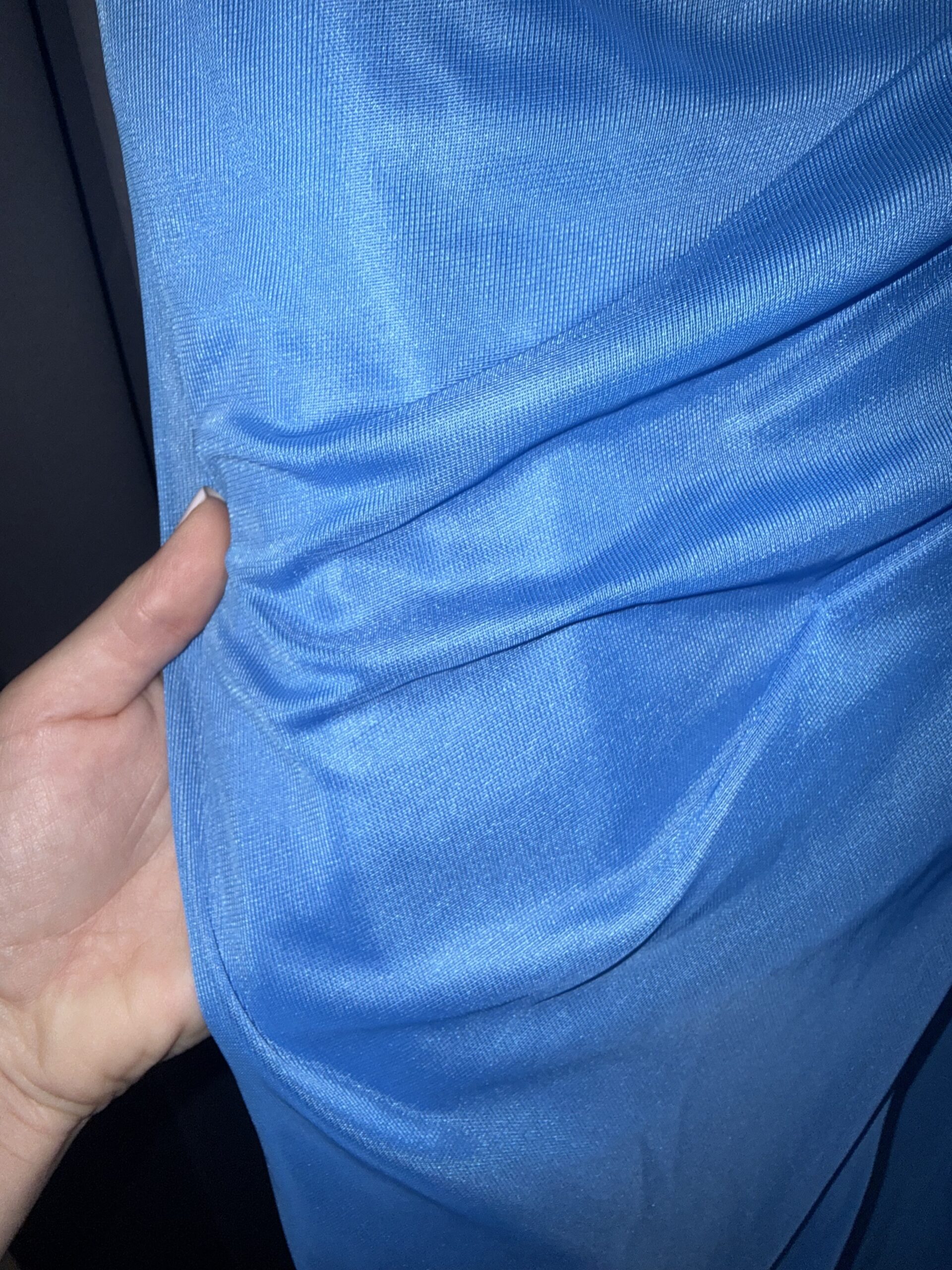 Azazie Adley Blue Jay Dress - Image 4