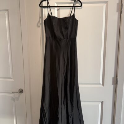 Birdy Grey Mai Matte Satin Dress - Black