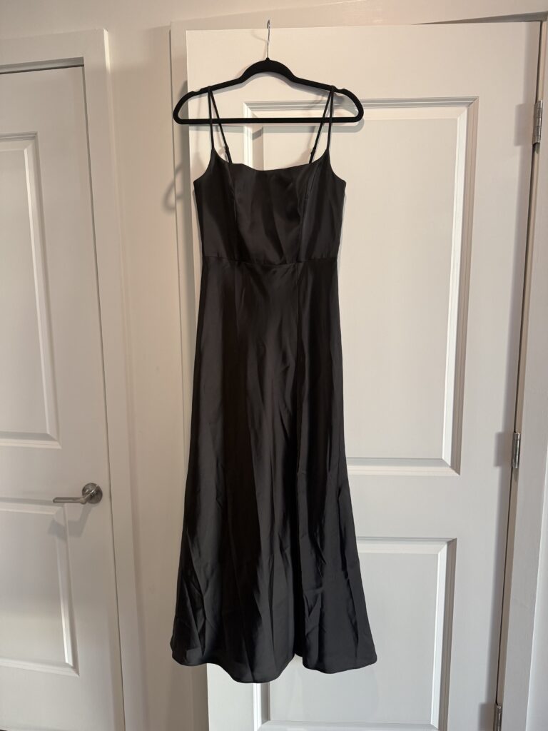 Birdy Grey Mai Matte Satin Dress - Black
