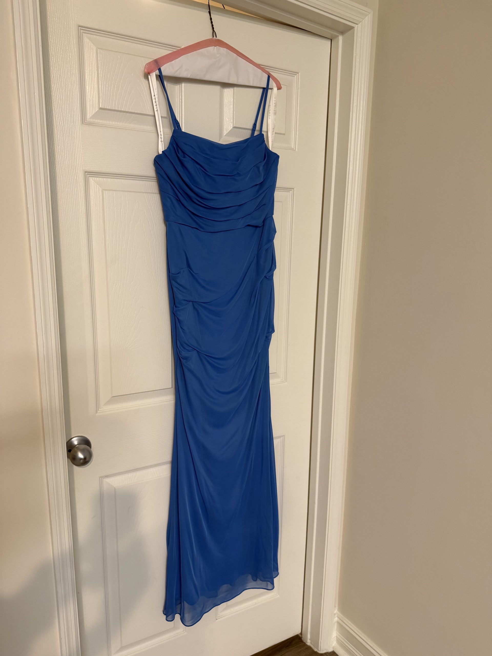 Blue Spaghetti Strap Dress