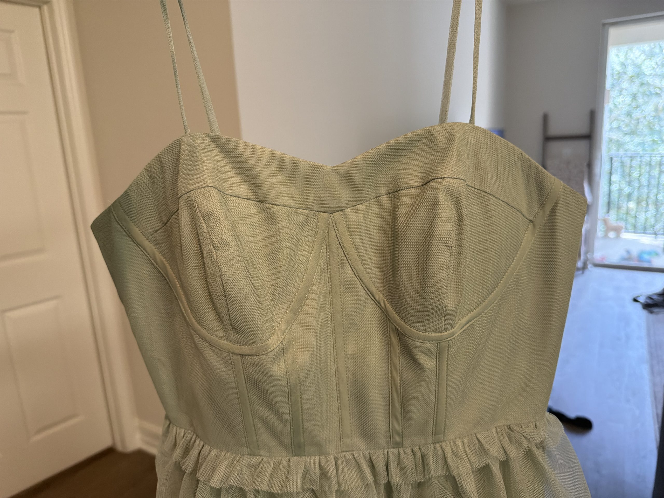 Tulle flowy dress - Image 3