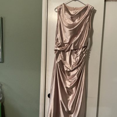 Beige Cocktail dress Sheate